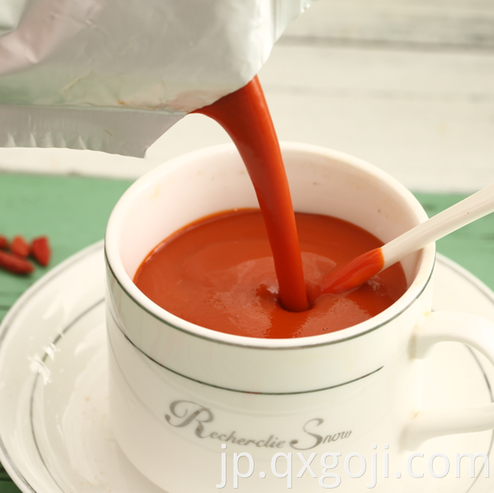 goji juice concentrate with nutritions